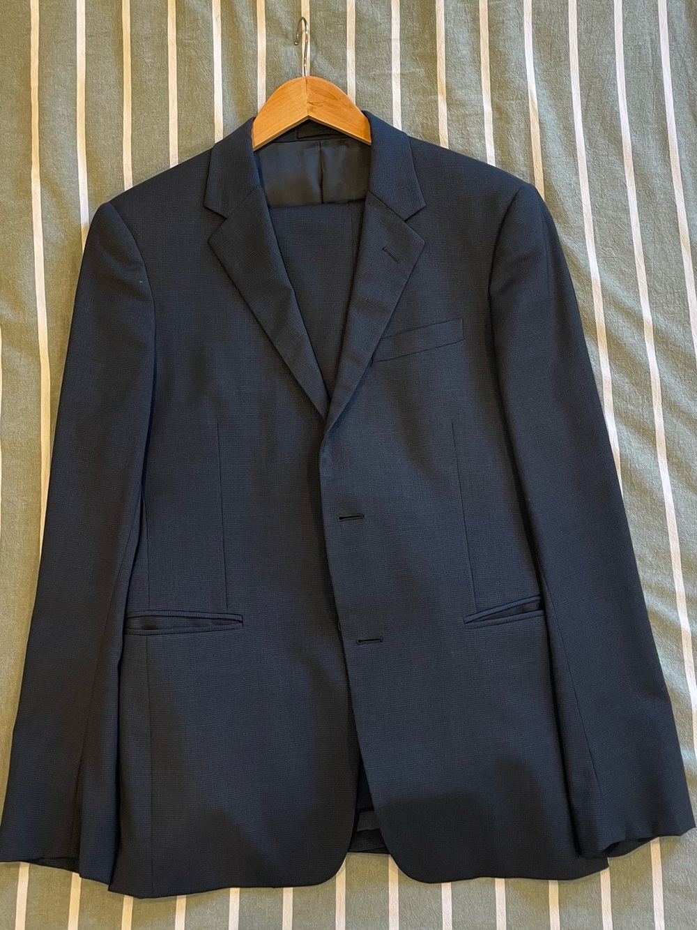 Prada Men's Navy Classic Two-Button Suit